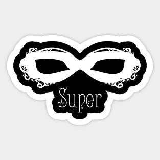 White Masque - Super Sticker